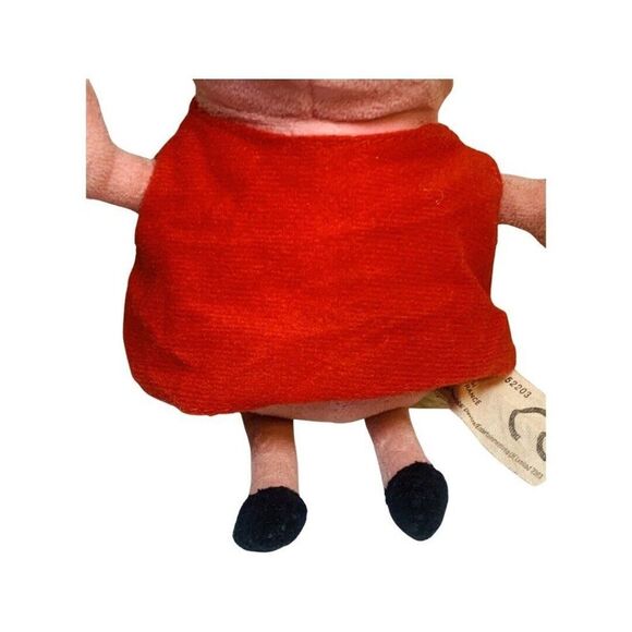 2003 Peppa Pig Official Red Dress Plush Limited Edition Stuffed Animal Toy Doll - Picture 5 of 8